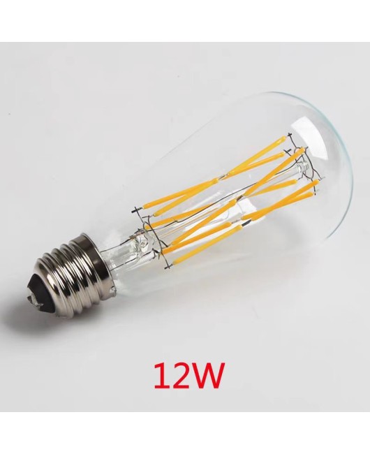 Edison bulb ST64 led2w4w6w8w12w16w bulb filament lamp imitation tungsten retro bulb