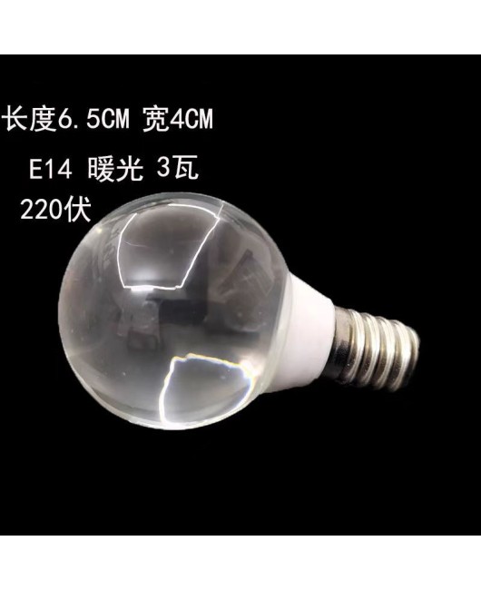 K5LED Crystal Light Bulb E14 Diamond Small Screw Mouth Crystal Light Bulb Modern Living Room Dining Room Bedroom Light Dimming Light Source