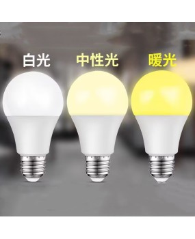 Full spectrum LED eye protection bulb E27 screw mouth high display finger anti blue light flicker free home study desk lamp bulb