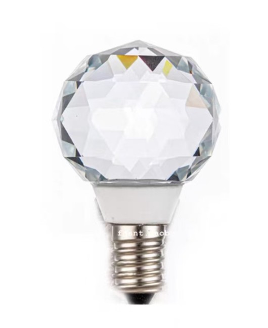 K5LED Crystal Light Bulb E14 Diamond Small Screw Mouth Crystal Light Bulb Modern Living Room Dining Room Bedroom Light Dimming Light Source