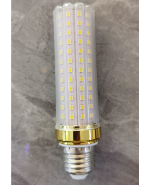 LED bald strong light bulb tri color dimming 12W 16W corn light E14 E27 constant current flicker free screw mouth bulb