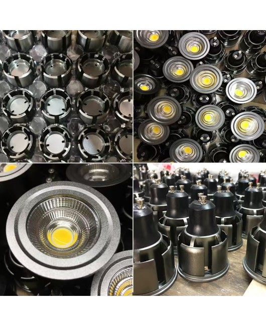 E27 screw spotlight bulb COB spotlight cup 5W7W10W12W clothing light bulb lighting GU10 light cup
