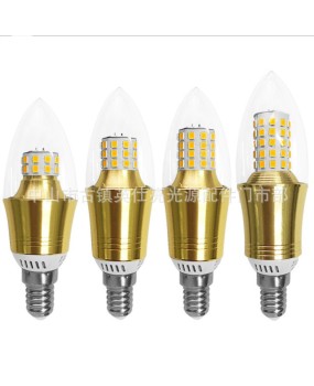 E14/E27 soft light strip with pointed bulb and tail bulb, 5W, 7W, 9W, 12W light bulb, candle bulb, tricolor constant current