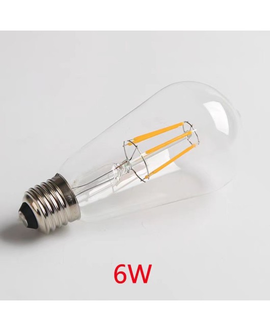 Edison bulb ST64 led2w4w6w8w12w16w bulb filament lamp imitation tungsten retro bulb