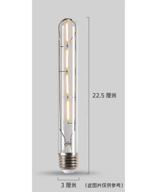 Edison LED bulb E27 screw retro long tube imitation tungsten filament lamp creative bulb T125 T225 T300