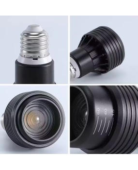 LED spotlights for home living room, bedroom, intelligent wall washing, concealed installation, COB anti glare spotlights embedded in dining pendant lights, and bar lights