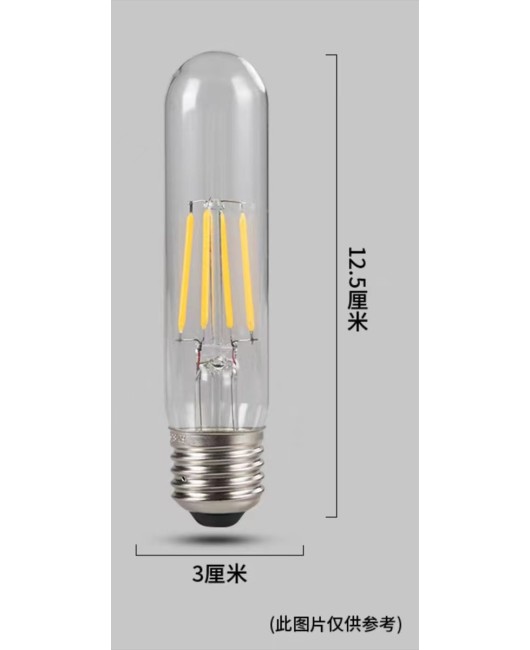 Edison LED bulb E27 screw retro long tube imitation tungsten filament lamp creative bulb T125 T225 T300