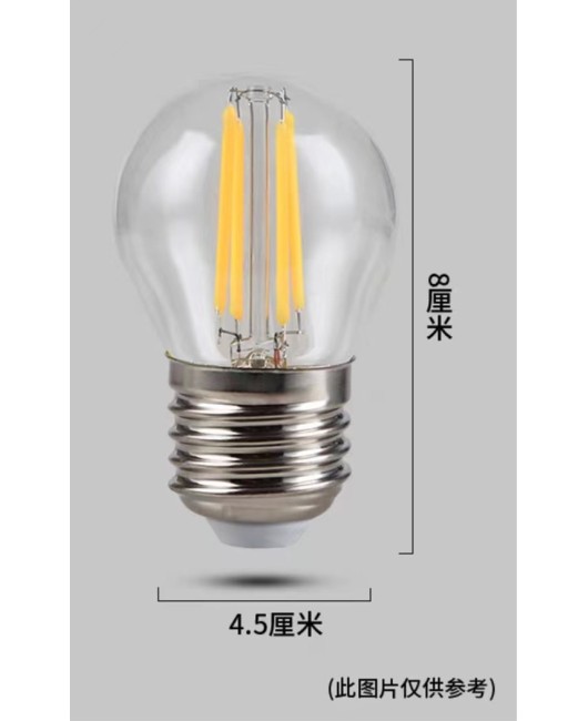 3v5v12v24v low-voltage LED bulb E27 bulb E14 dimming DC warm light imitation tungsten wire st64 light source