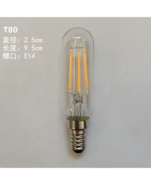 Edison LED bulb E14 screw retro long tube imitation tungsten filament lamp creative bulb T125 T225 T300
