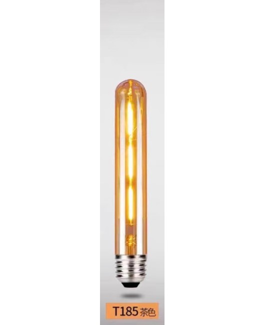 Edison LED brown light bulb C35 G45 amber retro nostalgic imitation tungsten filament lamp 4W6W brown warm light