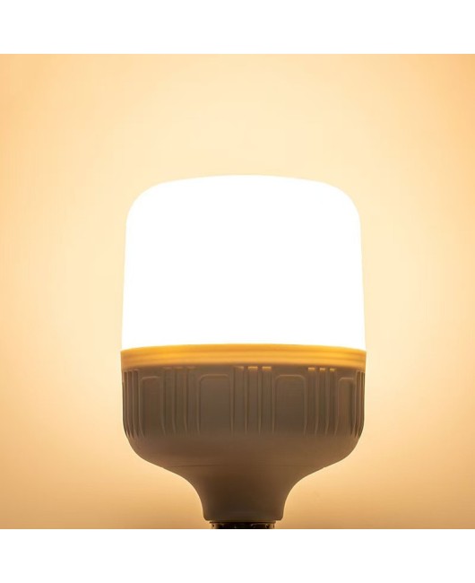 E27 large screw mouth high wealth handsome LED bulb for household lighting energy-saving lamp lighting high-power bulb flat head bulb