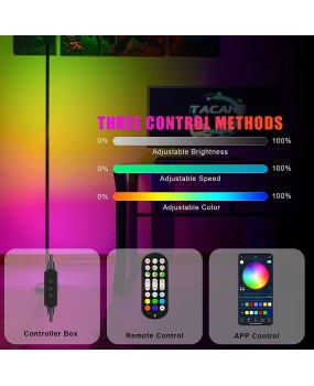 Cross border spot APP remote control rhythm colorful floor atmosphere lamp corner lamp docking corner lamp pickup lamp
