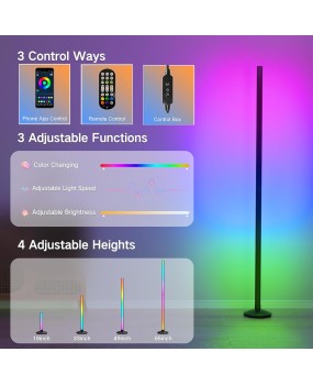 Cross border spot APP remote control rhythm colorful floor atmosphere lamp corner lamp docking corner lamp pickup lamp