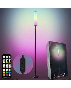 360 degree illumination RGBIC+CW ambient lighting floor lamp color, temperature, dimming, scale function