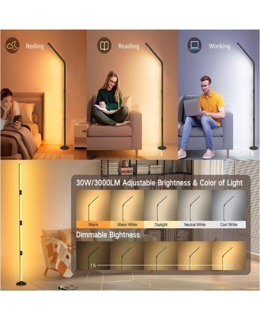 Colorful+Lighting Voice Controlled Rhythm Lamp Floor Lamp Folding Corner Lamp Source Factory Direct Sales Wholesale