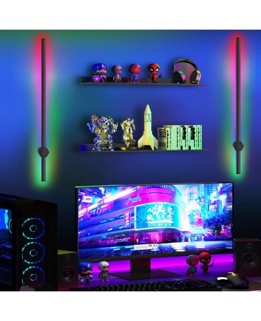 New DIY Wall Light RGBIC Colorful CCT Illumination Graffiti WIFI Bluetooth Gaming Atmosphere Light Wall Atmosphere