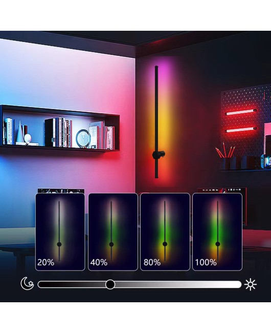 New DIY Wall Light RGBIC Colorful CCT Illumination Graffiti WIFI Bluetooth Gaming Atmosphere Light Wall Atmosphere