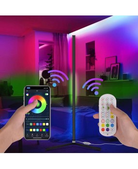 Factory direct sales in stock RGBIC colorful floor lamps, ambient lights, voice controlled rhythm lights, WIFI graffiti, Bluetooth
