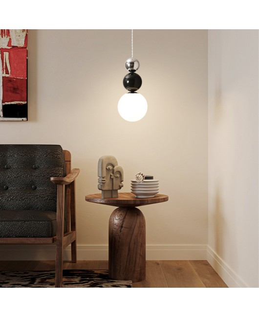 2023 New Cream Style Master Bedroom Bedhead Bedroom Living Room Dining Table Clothing Store Showcase Gourd Pendant Light