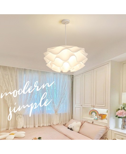 Pinecone lamp, bedroom bedside pendant light, simple and creative Nordic book room, cloud pumpkin lamp, internet famous Xiaohongshu pendant light