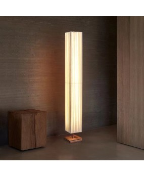 Japanese style quiet wind Chinese style floor lamp sitting room minimalist Zen style American retro luxury bedroom study vertical table lamp