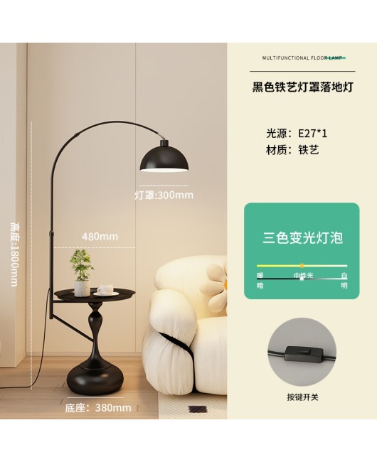 Cream style edge, several floor lamps integrated, living room sofa, bedroom bedside table lamp, storage rack, decorative atmosphere