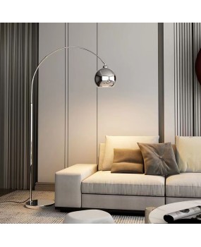 Italian luxury fishing floor lamp, Nordic living room simple and modern design, bedroom sofa side vertical lamp