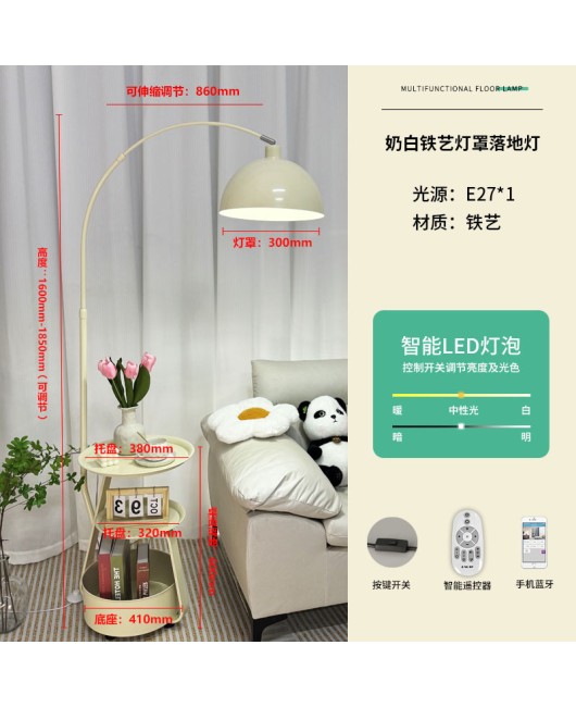American retro floor lamp, living room sofa side display, antique style bedroom bedside table lamp integrated