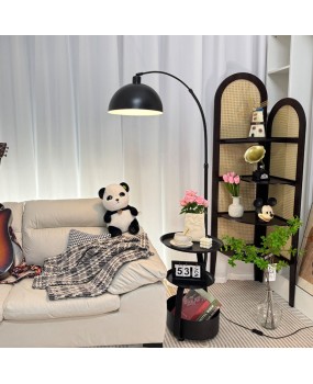 American retro floor lamp, living room sofa side display, antique style bedroom bedside table lamp integrated