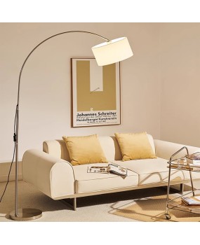 Living room full spectrum fishing lamp, floor lamp, French style quiet breeze, light luxury, atmospheric simplicity, decorative atmosphere lamp next to the sofa
