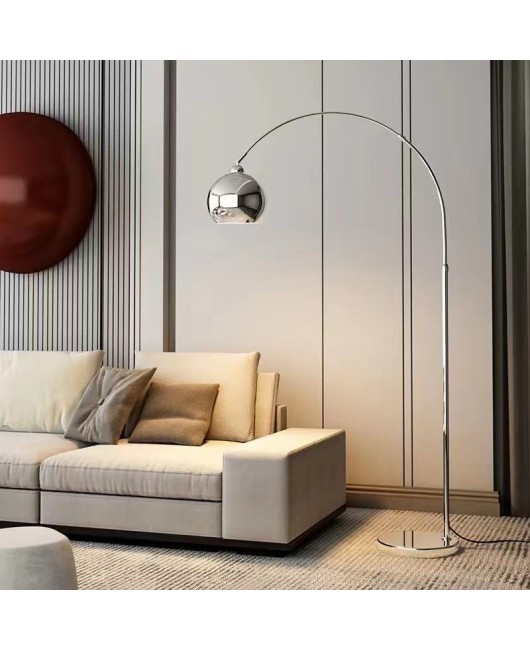 Italian luxury fishing floor lamp, Nordic living room simple and modern design, bedroom sofa side vertical lamp