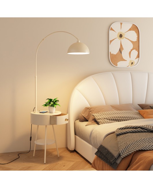 Fishing lamp, floor lamp, living room light luxury sofa, bedroom bedside table, shelf, coffee table, integrated upright desk lamp