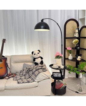 American retro floor lamp, living room sofa side display, antique style bedroom bedside table lamp integrated