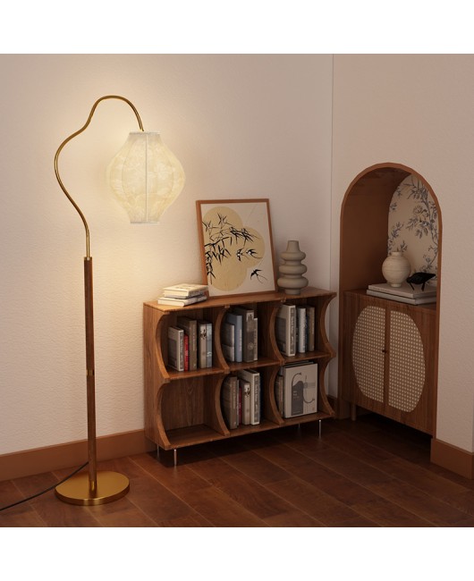French Nanyang retro style floor lamp, living room sofa, fishing lamp, atmosphere lamp, high-end American vintage internet red light