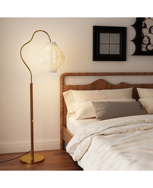 French Nanyang retro style floor lamp, living room sofa, fishing lamp, atmosphere lamp, high-end American vintage internet red light