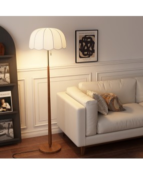 Floor lamp, living room sofa, French retro, antique style, American high-end atmosphere, study, bedroom, standing desk lamp