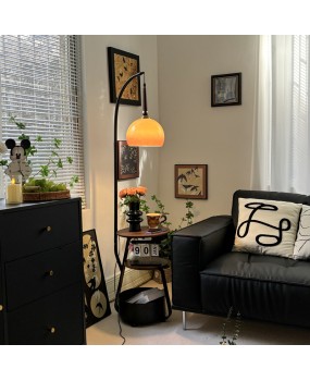 Middle ancient style living room fishing floor lamp, sofa side high-end feeling, bedroom bedside table, storage integrated atmosphere desk lamp