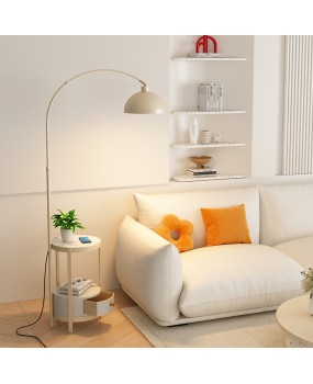 2023 new cream style living room fishing light, side table lamp next to the sofa, integrated floor lamp, light luxury standing lamp, desk lamp