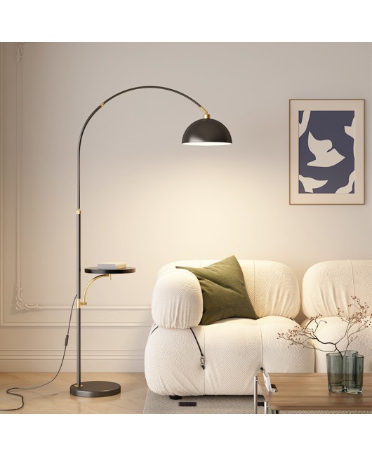 Fishing lamp, floor lamp, living room sofa, Nordic minimalist, light luxury mahjong playing lamp, bedroom bedside standing table lamp