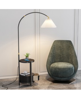 Hundred fold floor lamp, living room sofa, coffee table, fishing lamp, Nordic minimalist light luxury bedroom bedside table, upright desk lamp