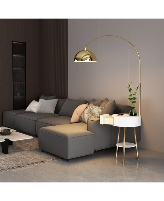 Fishing lamp, floor lamp, living room light luxury sofa, bedroom bedside table, shelf, coffee table, integrated upright desk lamp
