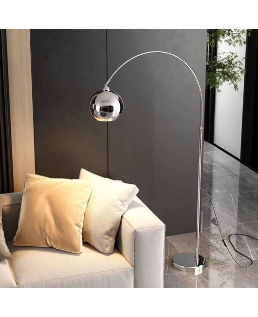 Italian luxury fishing floor lamp, Nordic living room simple and modern design, bedroom sofa side vertical lamp