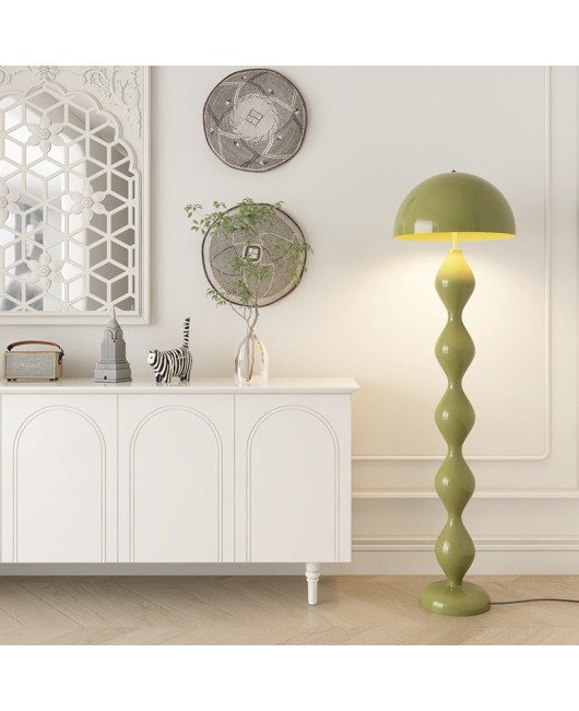 Middle ancient style mushroom floor lamp Nordic minimalist cream style living room sofa side exhibition hall designer decoration lighting fixture