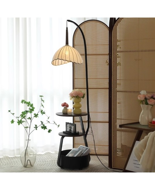 Floor lamp, American retro style, living room sofa, atmosphere, coffee table lamp, bedroom bedside table, integrated atmosphere, floor lamp