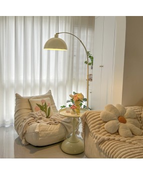 Cream style edge, several floor lamps integrated, living room sofa, bedroom bedside table lamp, storage rack, decorative atmosphere