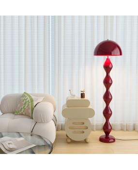 Middle ancient style mushroom floor lamp Nordic minimalist cream style living room sofa side exhibition hall designer decoration lighting fixture