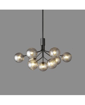 All copper living room pendant light 2023 new Zhongshan modern simple Nordic restaurant light atmospheric magic bean bedroom master light