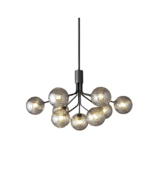 All copper living room pendant light 2023 new Zhongshan modern simple Nordic restaurant light atmospheric magic bean bedroom master light