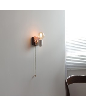 2023 New Black Walnut Retro Wall Light Japanese Balcony Designer's Simple Shop Window Decoration Light