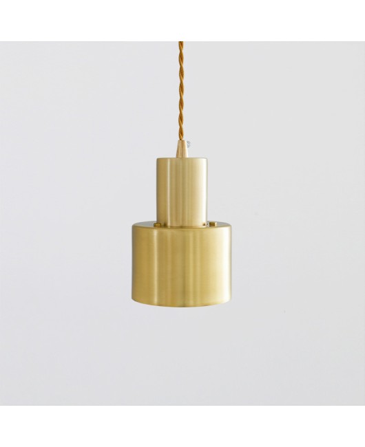 Brass cross pendant light, Danish Nordic minimalist office pendant light, bedroom headboard full copper lighting fixture